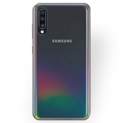 Силиконови гърбове Силиконови гърбове за Samsung Силиконов гръб ТПУ ултра тънък за Samsung Galaxy A70 A705F кристално прозрачен